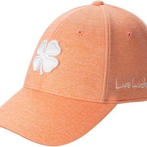 NEW Black Clover Lucky Heather Mandarin Orange Fitted S/M Golf Hat/Cap