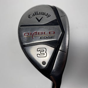 Callaway Diablo Edge Tour 3 Hybrid 21* 75g Stiff Graphite Mens RH