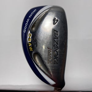 Tour Edge Bazooka Jmax Draw 7 Single 4 Iron Bazooka Draw Senior Graphite Mens RH