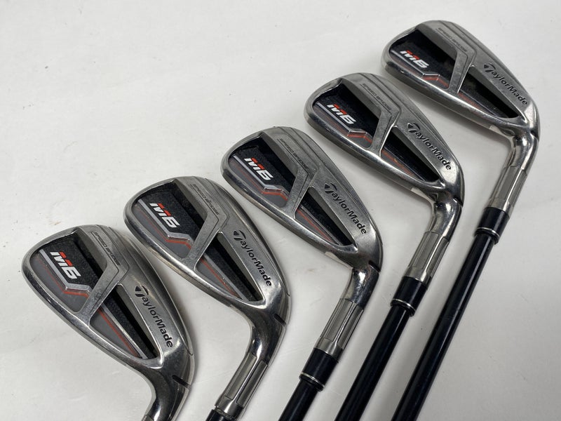 TaylorMade M6 Iron Set 5-PW Fujikura Atmos 5A Senior Graphite RH-Missing 8 Iron