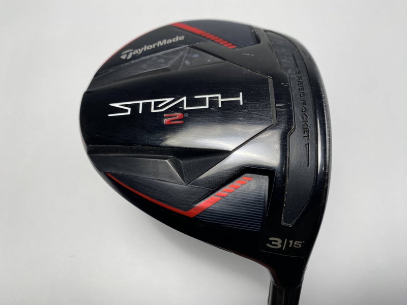 TaylorMade Stealth 2 3 Fairway Wood 15* Fujikura Ventus Red TR 5R Regular RH