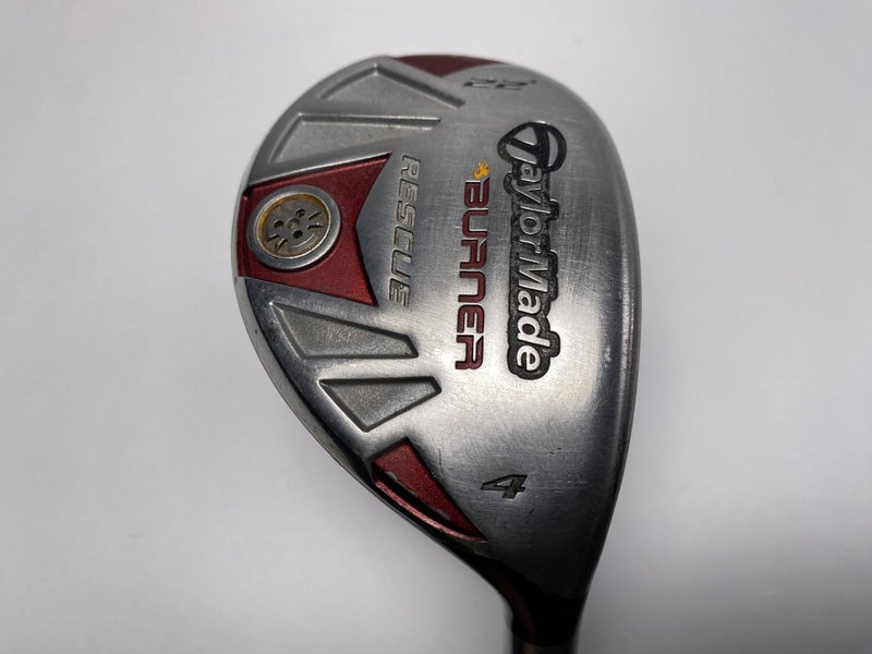 TaylorMade Burner Rescue 4 Hybrid 22* REAX SuperFast 65g Stiff Graphite Mens RH