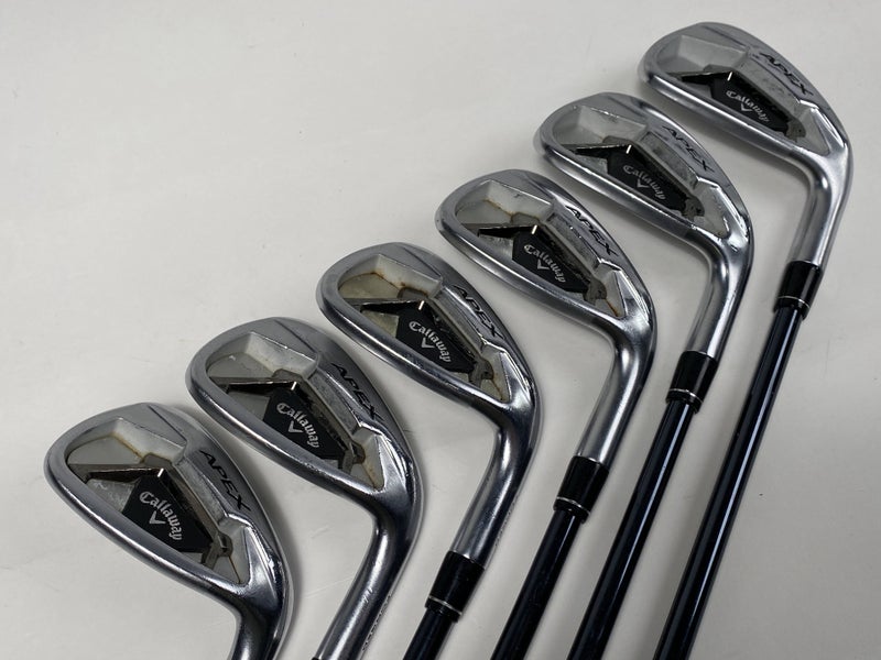 Callaway Apex 21 Iron Set 6-PW+AW Recoil Dart F3 Regular Graphite Mens RH
