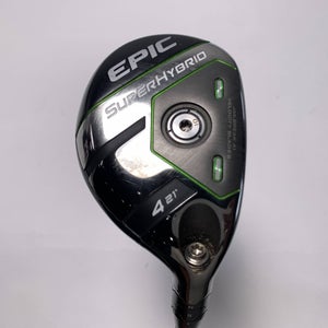 Callaway EPIC Super 4 Hybrid 21* AeroTech Steelfiber fc65 F2 Senior RH
