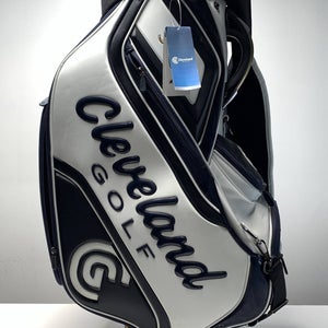 Cleveland 2014 CG 588 Staff Bag White 6-Way Divide Single Strap Golf Bag NEW