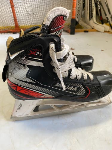 Bauer Vapor X2.9 Hockey Goalie Skates 10.5 (Used)