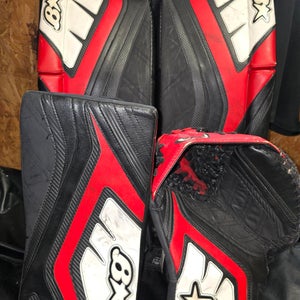 34 + 1 Brian's G-Netik Pro 4 Regular Goalie Full Set Pro Stock (Used)