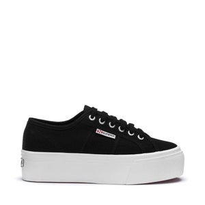 Superga 2790 Platform Sneaker S9111LW Men's Black F Avorio Casual Shoes DDK237
