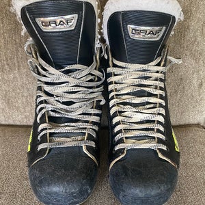 Graf Supra 705 Hockey Skates Regular Width  9 (Used)