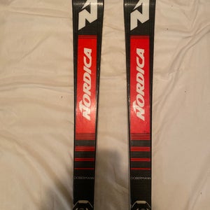 Kid's 2020 Nordica 163 cm Racing Dobermann GSJ Skis With Bindings Max Din 10 (Used)