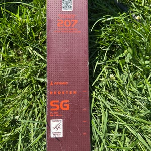 Women's Racing SG 207 cm Atomic Race Skis With Bindings Max Din 20 (Used)
