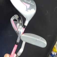 Used Powerbilt GIRLS 3 PIECE Jr Package Set RH Pink 11497-S000149946