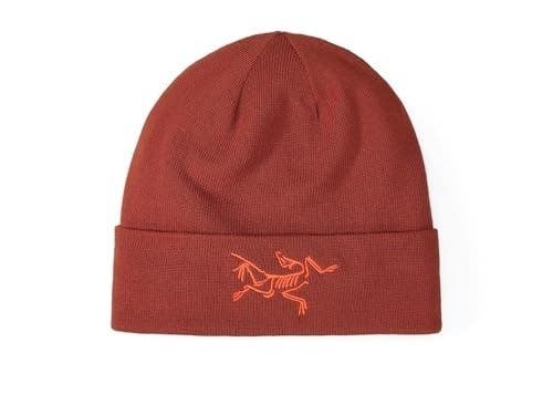 Arc'teryx Embroidered Bird Toque Beanie Hat Unisex One Size Maroon Knit QLW665
