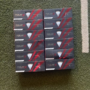 Maxfli Tour x  Balls 36 Pack (3 Dozen) (New)