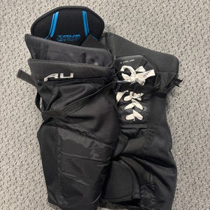 True Used Large Black Junior Hockey Pants
