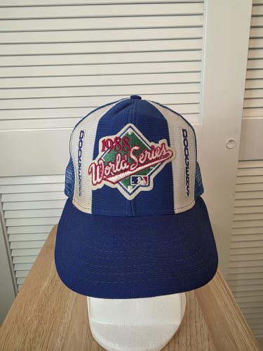 Vintage Los Angeles Dodgers 1988 Mesh Snapback Hat AJD L MLB