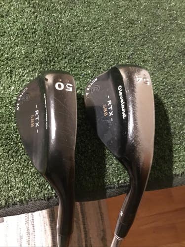 Cleveland RTX 588 Rotex 2.0 Wedge Set (50* GW & 54* SW) Wedge Flex Steel Shafts
