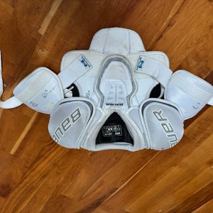 Bauer White Shoulder Pads
