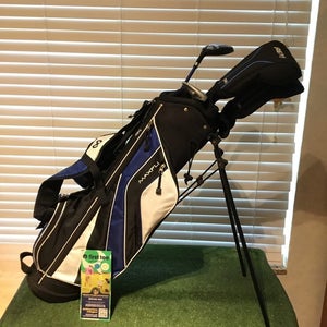 MAXFLI Left Handed Juniors Rev 3 Set (Driver, FW, Hybrid, Putter) & Stand Bag