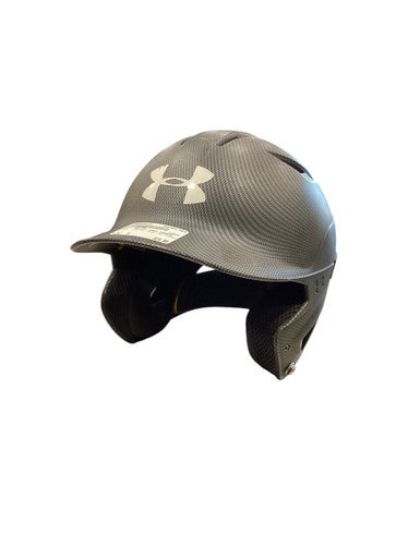 Used Under Armour GREY CARBON Batting Helmet No Mask Grey S/M 11884-S000048151