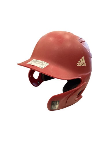 Used Adidas RED HELMETW/JAW Batting Helmet No Mask Red MD 11884-S000048150