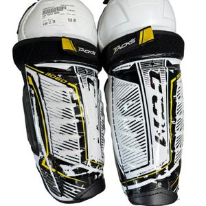 Used CCM TACKS 9060 Junior Shin Guards White 11" 11833-S000164213