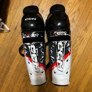 Senior CCM Jetspeed FT680 15" Shin Pads (Used)