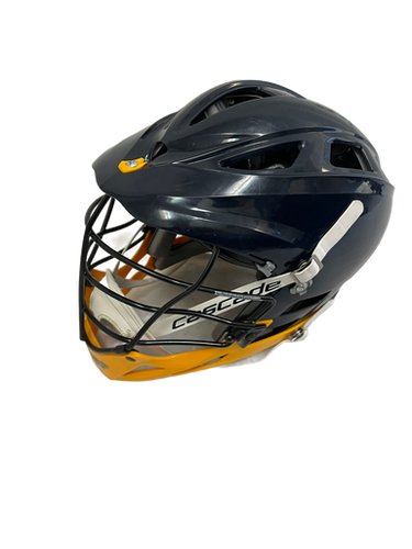 Used Cascade Pro 7 Adult OSFM Lacrosse Helmet Navy Blue 11692-S000138041