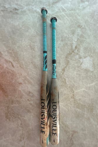 2020 Louisville Slugger Quest Alloy Bat (-12) 19 oz 31” (Used) AND (-12) 17 oz 29” (Used)