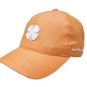 NEW Black Clover Live Lucky Soft Luck 10 White/Orange Adjustable Golf Hat/Cap
