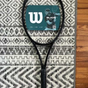 NEW V9 RELEASE! Wilson Blade 98 v9 Noir (All-Black Edition) - 16x19 - 4 3/8