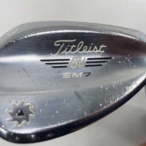 Titleist Vokey SM7 Tour Chrome Wedge 60* 4 Bounce L-Grind Wedge Steel Mens RH
