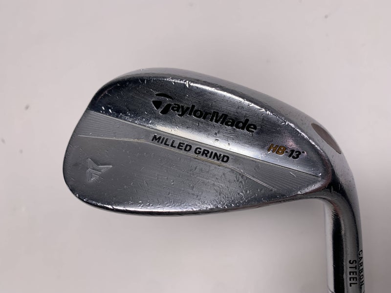 TaylorMade Milled Grind Satin Chrome Wedge 56* 13 Dynamic Gold Wedge Steel RH