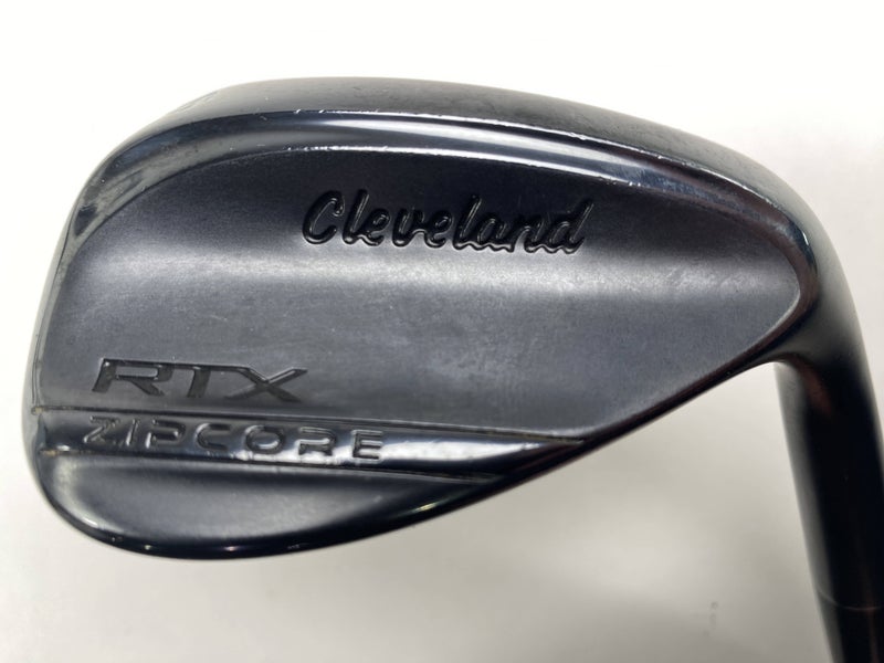 Cleveland RTX ZipCore Black Satin Wedge 56*10 Dynamic Gold Spinner Tour Issue RH