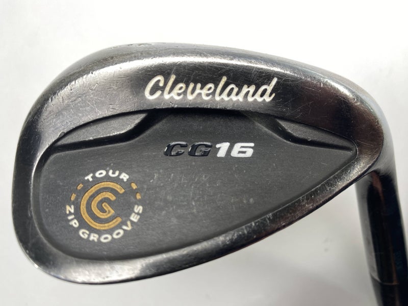 Cleveland CG16 Black Zip Groove Wedge 56* 14 Bounce Traction Wedge Steel Mens RH