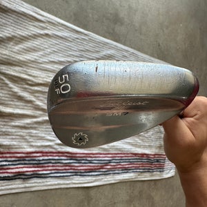 Men's Titleist Vokey SM7 Tour Chrome Right Handed Wedge Wedge Flex 50 Degree Steel Shaft (Used)