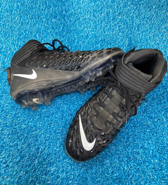 Black Nike Force Savage Pro 2 Cleats Size 11.5 (Used)