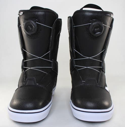 Vans Youth Juvie OG Snowboard Boots Kids Size 5 Black / White New 2025