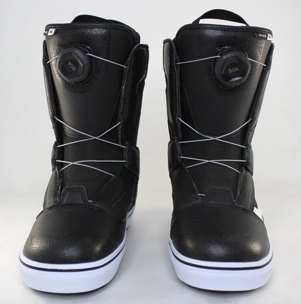 Vans Youth Juvie OG Snowboard Boots Kids Size 5 Black / White New 2025