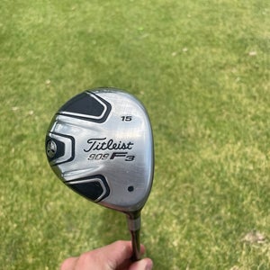 Men's 2009 Titleist Titleist 909 F3 Right Handed Fairway Wood Stiff Flex 3 Wood (Used)