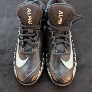 Nike Alpha Menace Shark Youth Football Cleats 880129-001 Black Size 5Y