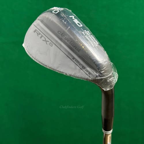NEW Cleveland RTX6 Zipcore Black Satin 50-10 50 Gap Wedge DG Spinner TI Steel