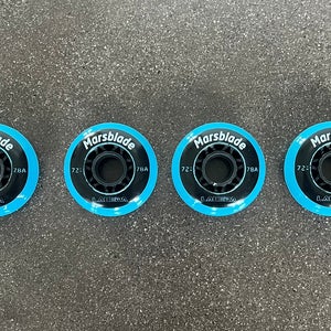 Brand New Marsblade 72mm Set Of 4 Roller Hockey Wheels
