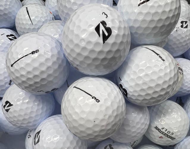 4 Dozen Near Mint AAAA White Bridgestone E6 Used Golf Balls
