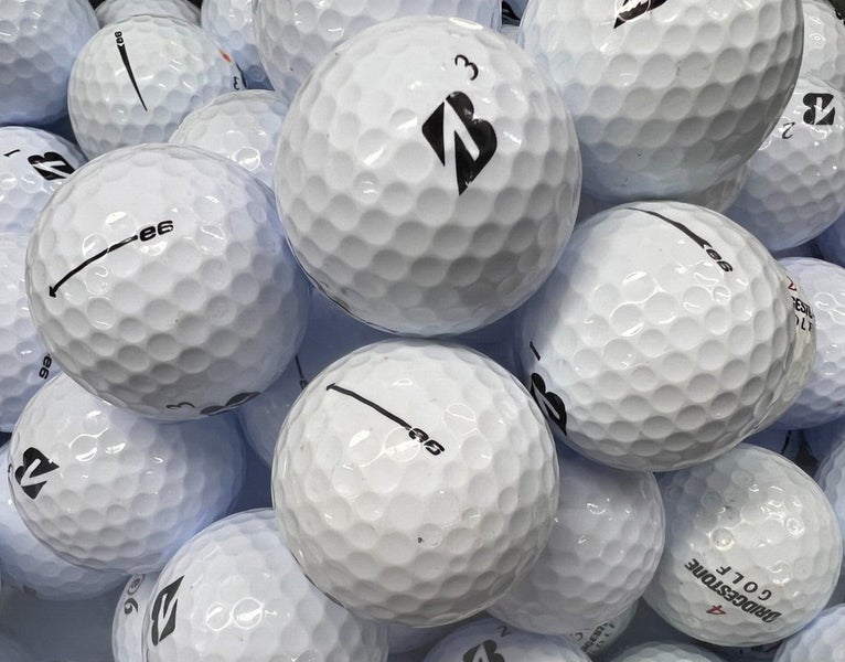 50 Near Mint AAAA White Bridgestone E6 Used Golf Balls