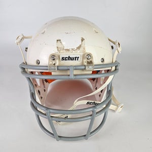 Schutt Youth Recruit Hybrid Football Helmet Size: S White w/ Chin Strap