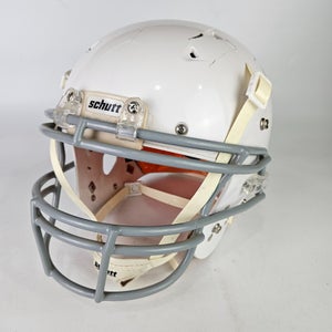 Schutt Youth Recruit Hybrid Football Helmet Size: L White w/ Chin Strap