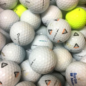 6 Dozen TaylorMade TP5/ TP5x Value AA Used Golf Balls.  .White, Yellow and Pix