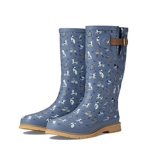 Western Chief Furry Friends 21005498P Boots Women's US 7 Blue Mid-Calf PQ502