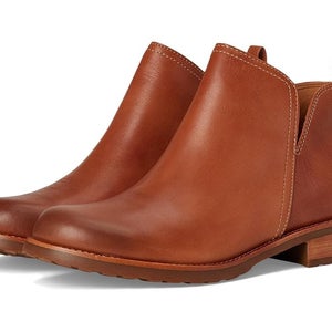 Sofft Beatrice SF0103700 Women's US 11 Brown Leather Round Toe Ankle Boots PQ501